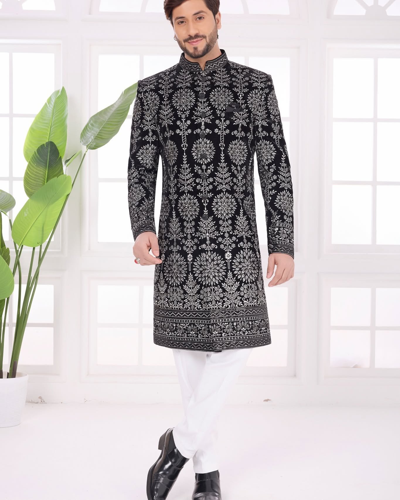 Make a statement with timeless Black Designer Ethnic Wear